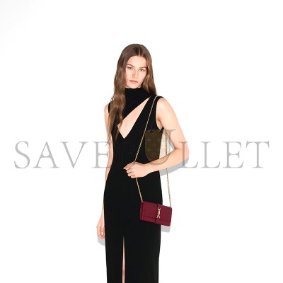 GUCCI  JACKIE 1961 WALLET ON CHAIN 652681 AABXM 6207 (19*10*3.5cm)